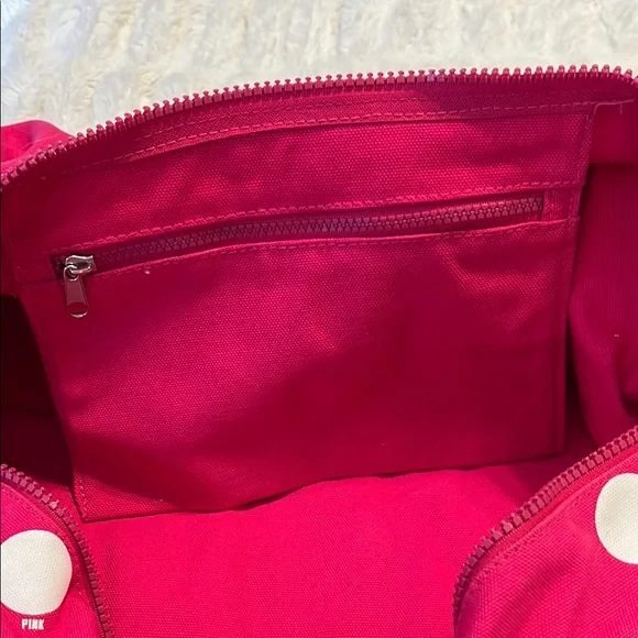 PINK Victoria's Secret Pink and White Travel Bag - Picture 10 of 13